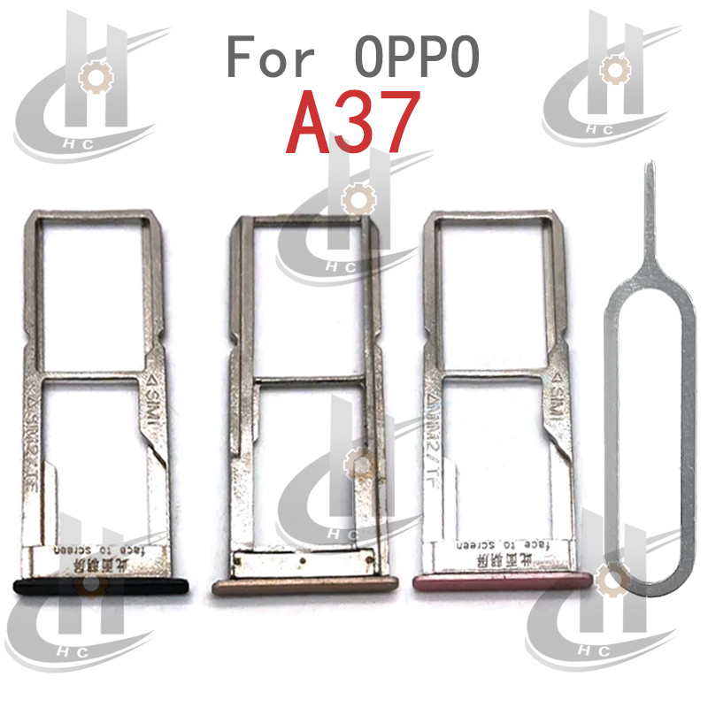สําหรับ OPPO A37 ถาดซิมการ์ดผู้ถือช่องใส่การ์ด Reader SD Slot Adapter อะไหล่
