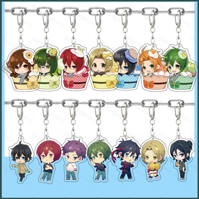 Horimiya การ์ตูนอะนิเมะอะคริลิคที่เก็บกุญแจพวงกุญแจจี้กระเป๋า
