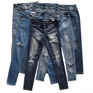 กางเกงยีนส์แต่งขาด(คละรุ่นคละทรง/เลือกรอบเอวได้/) มือสองราคา…