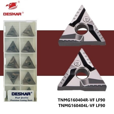 เม็ดมีด Inserts T16 เม็ดสองหน้า มุม 04 TNMG160404R-VF LF90 TNMG160404L-VF LF90