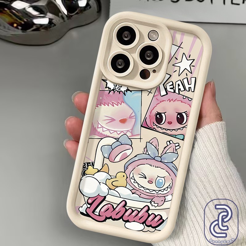 แป้งอาบน้ำ Labubu Soft Case For Realme 11 C53 C51 C25 C67 C11 C55 C12 C55 Note C35 50 C15 5i 6i 7i C20 C3 C21 C25Y