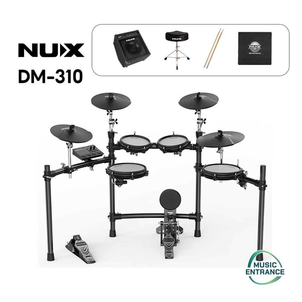 NUX DM-310 กลองไฟฟ้า กลองชุดไฟฟ้า DM310 Electronic Drums