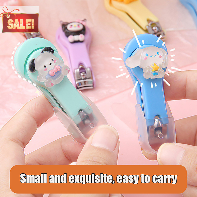 Bl น่ารักการ์ตูนเล็บ Clippers Kawaii Cinnamoroll Hello Kitty Kuromi Melody เล็บ Clipper พับเล็บ Clippers เล็บเครื่องมือความงาม A