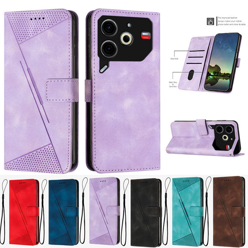 สําหรับ Tecno Pova 6 Neo กรณีกระเป๋าสตางค์หนังสําหรับ Tecno Pova 6 Pro Pova 5 Pro กรณีพลิกป้องกันช่องใส่การ์ดโทรศัพท์ปลอก