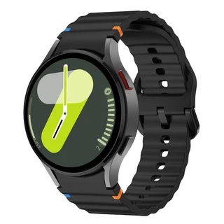 สายซิลิโคนเดิมสําหรับ Samsung Galaxy Watch 7 44 มม.40 มม.FE 6 4 5 pro 45 สายรัดข้อมือสร้อยข้อมือกีฬา Galaxy Watch 6 คลาสสิก 43 47 มม.
