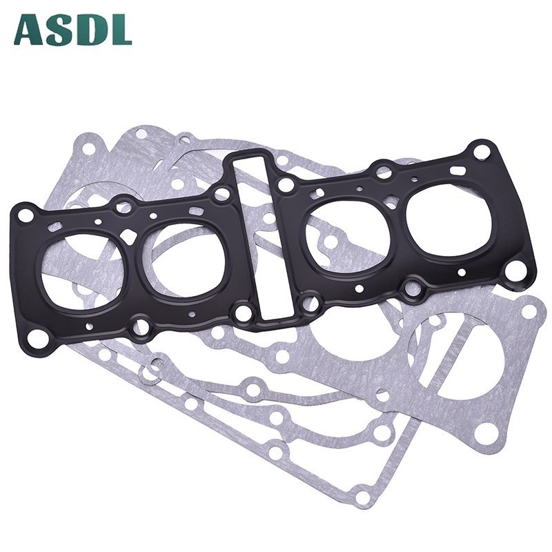 Asdl เครื่องยนต์รถจักรยานยนต์ฝาสูบชุดซ่อมปะเก็นสําหรับ YAMAHA FZ250 Fazer 1985 FZR250 FZR250R FZR250