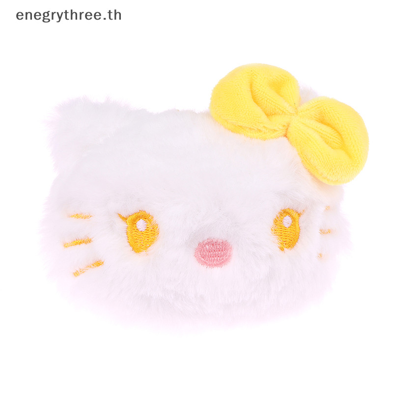 < Th & Fashion > Big Bowknot Hello Kitty Plush Pendant Kawaii Sanrio Cat ตุ๊กตาตุ๊กตาพวงกุญแจพวงกุญแจรถกระเป๋าเป้สะพายหลังตกแต่งของขวัญ.