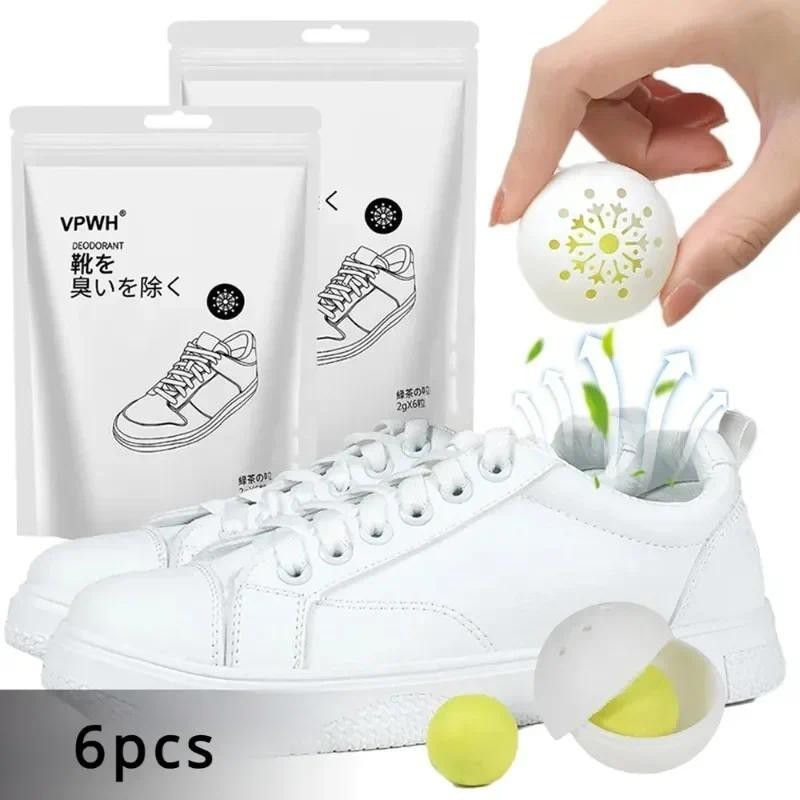 6pcs Deodorizer Freshener Ball รองเท้าเสื้อผ้าระงับกลิ่นกายกลิ่นหอม Essential Foot Care กลิ่น Ball ตู้เสื้อผ้าตู้เสื้อผ้าอุปกรณ์สด