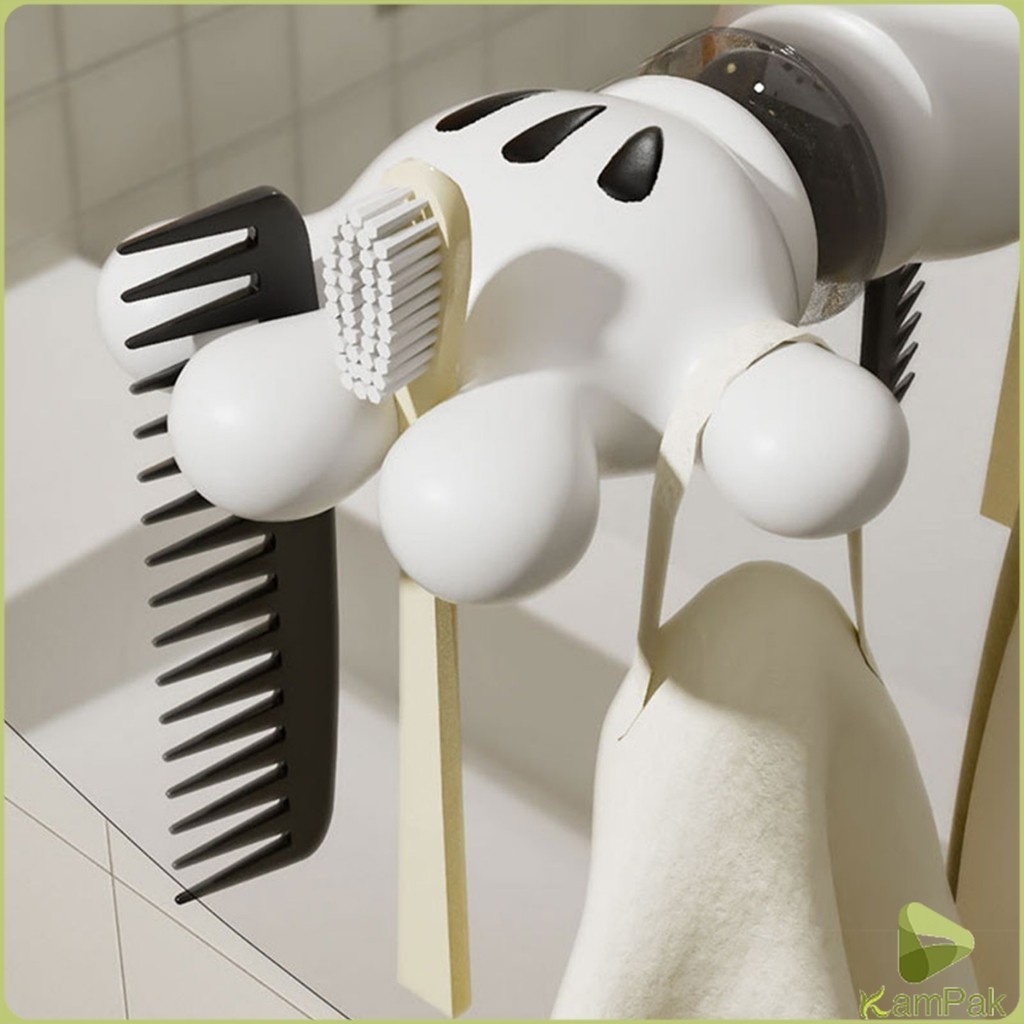 ตะขอแขวนแปรงสีฟัน รูปปาล์มการ์ตูน อุ้งมือ 3D ตะขอแขวนผนัง Toothbrush holder - รูปที่ 2