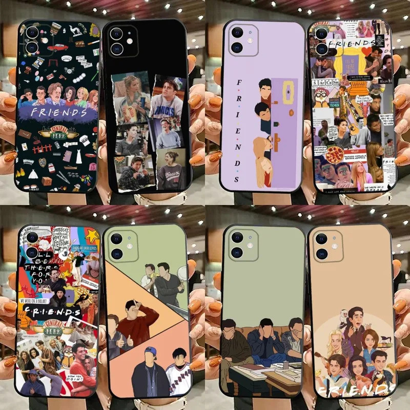 TK-1 การ์ตูน F-Friends TV Series เคสโทรศัพท์สําหรับ iPhone 17,15,14,13,12,11,Plus,Pro Max,XS,X,XR,SE