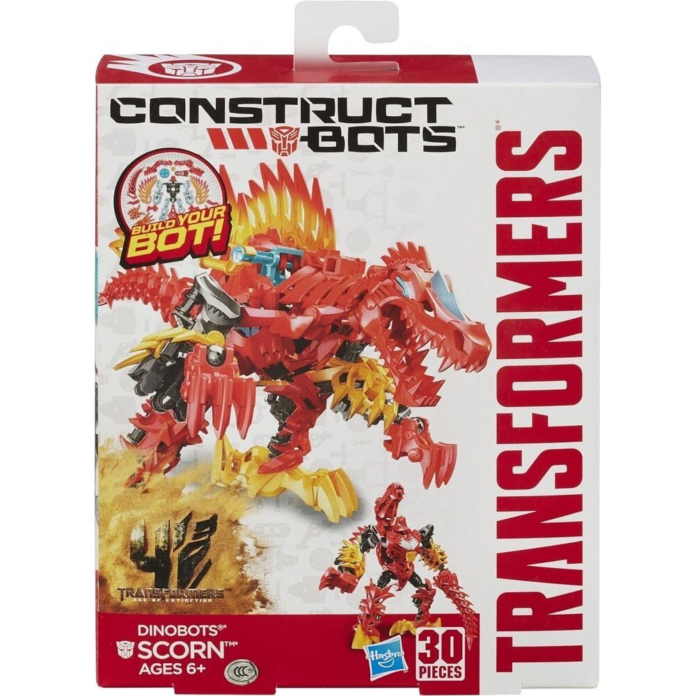 Transformers Age of Extinction Construct-Bots Dinobots Scorn Buildable