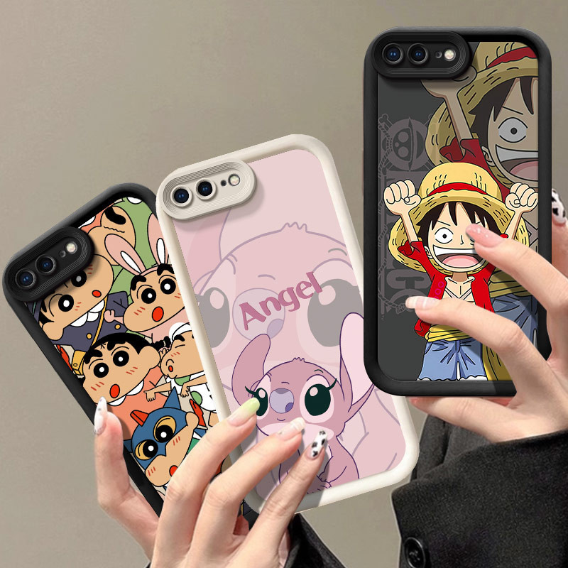 ปลอกสําหรับ Iphone 7 8 6 6S Plus X XR XS 11 Pro Max การ์ตูนน่ารักรวมทุกอย่าง Anti-Drop Scrub ผิวรู้สึกเคสโทรศัพท์