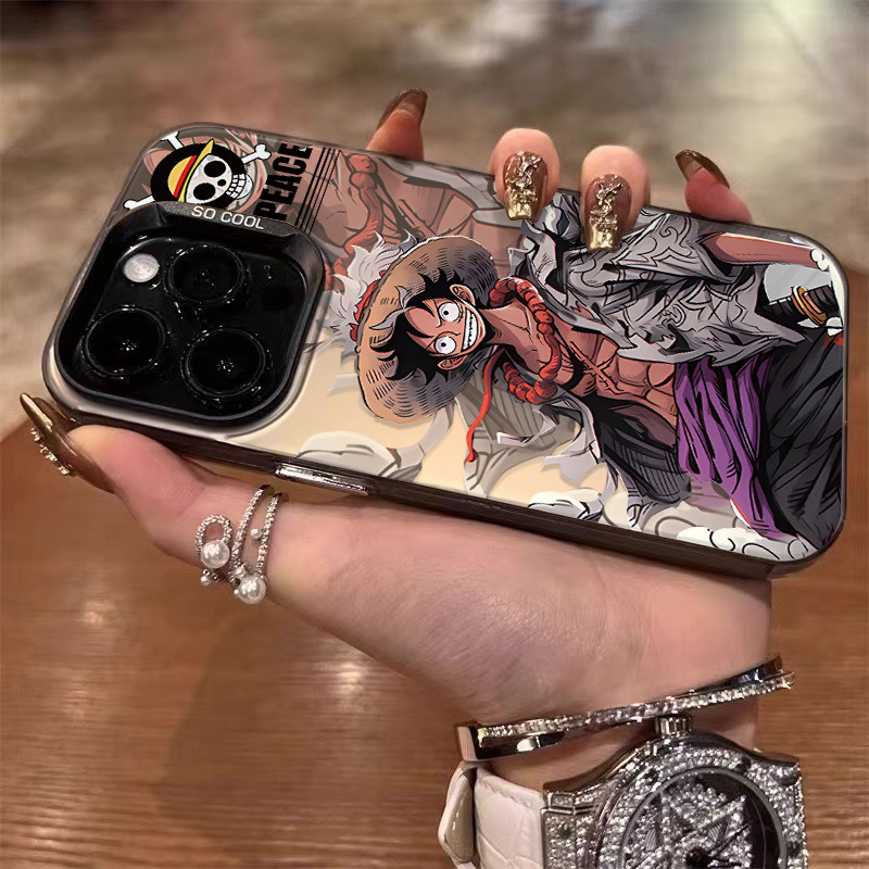 จัดส่งทันที เคสไอโฟน11 12 13 14 15 16 Pro Max One PIECE series Theater Luffy Case For iPhone 11,12,1314,15,16PM