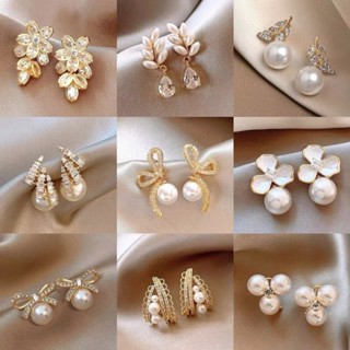 ต่างหูผีเสื้อหินตาแมวหรูหราระดับไฮเอนด์ 2024 สไตล์ใหม่ต่างหู…