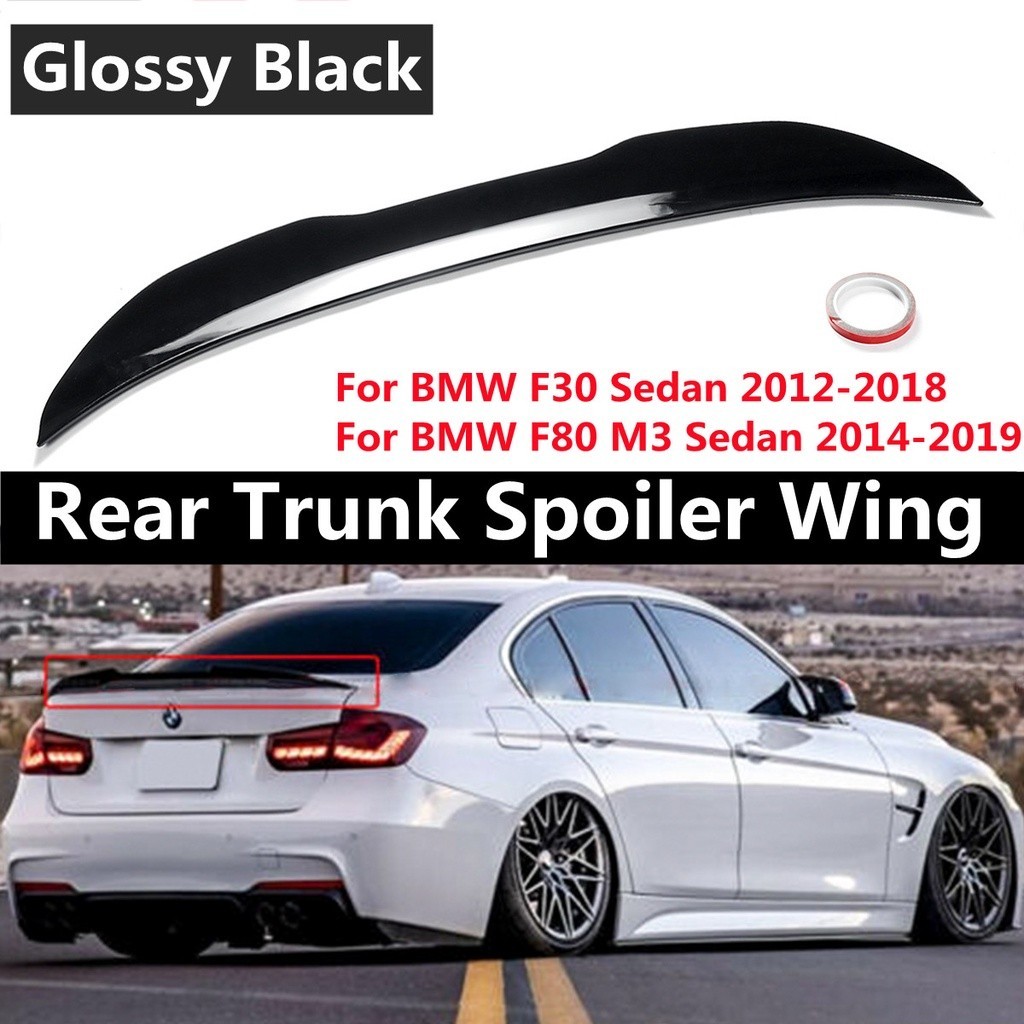 F30 F80 รถด้านหลังสปอยเลอร์ Lip Boot Wing Lip ด้านหลังสปอยเลอร์ Wing Lip Tail Wing สําหรับ BMW F30 2