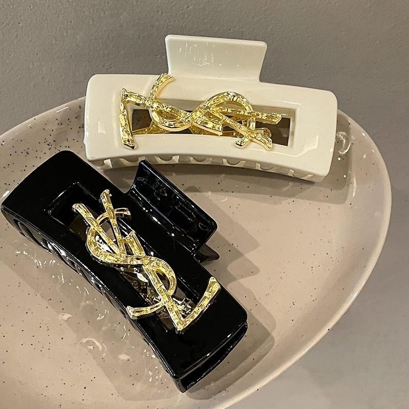 กิ๊บติดผมอะคริลิคทรงสี่เหลี่ยมสําหรับผู้หญิง 2024 กิ๊บติดผมระดับไฮเอนด์สไตล์ใหม่สําหรับด้านหลังศีรษะคลิปฉลาม - รูปที่ 2