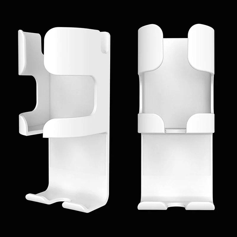 Creative ผู้ถือแปรงสีฟันไฟฟ้า Wall Mount แปรงสีฟันห้องน้ําจัดเก็บ 2 ชิ้นสีขาว