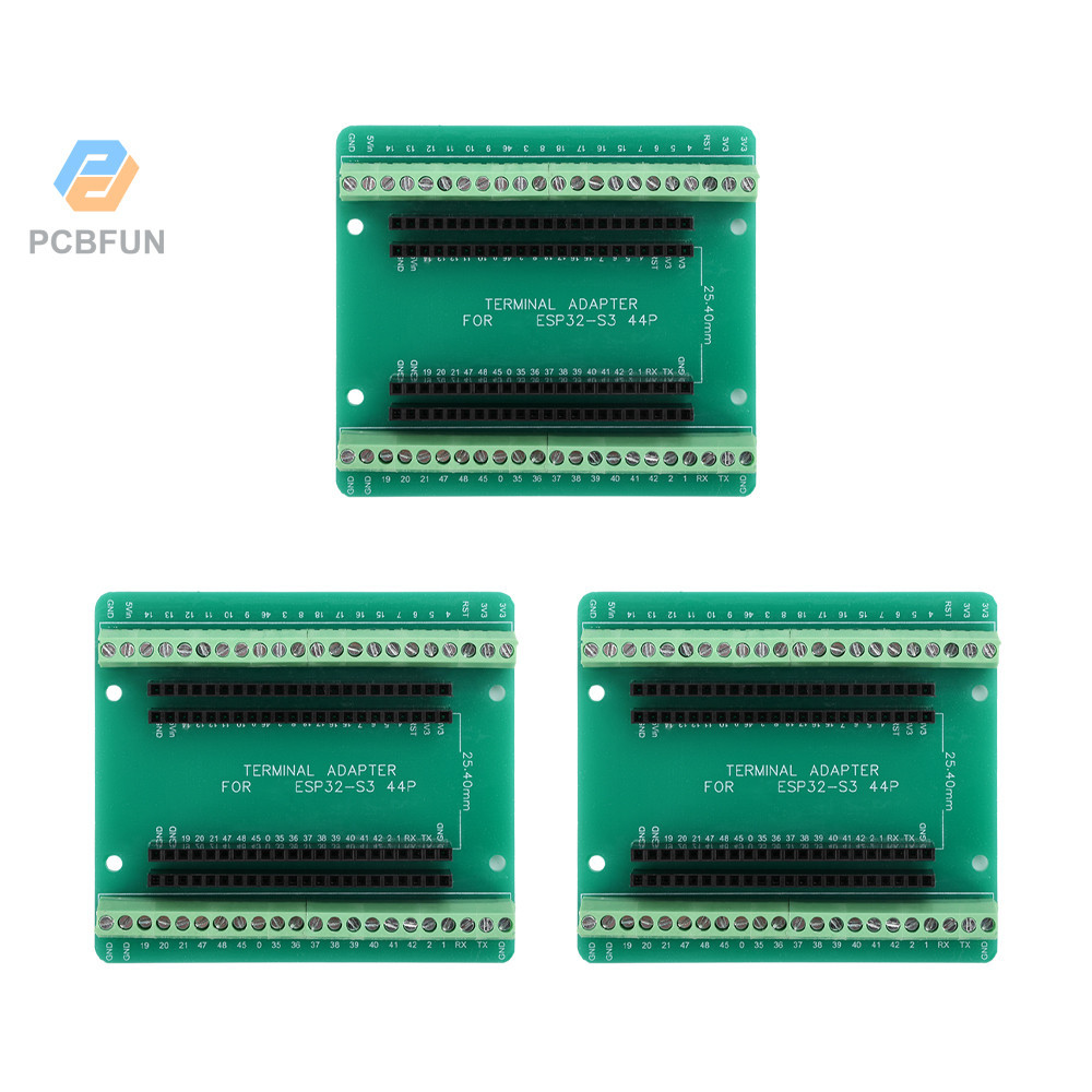 Pcbfun ESP32-S3 GPIO บอร์ดพัฒนา IoT บอร์ดขยาย 44Pin สําหรับ N8R2/N16R8