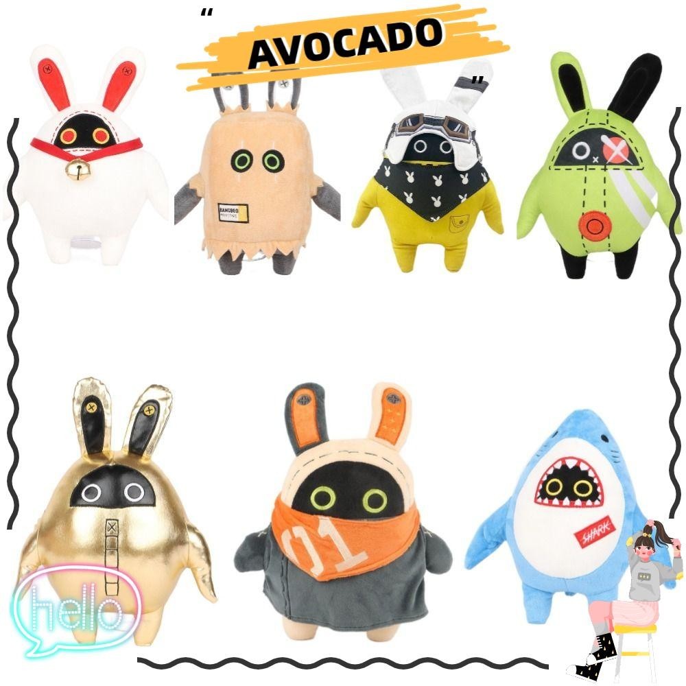 Avocar Plushie ตุ๊กตาสัตว์, Bangboo Zenless Zone Zero ตุ๊กตาตุ๊กตา, ZZZ เกม Shark Plush Periphery เด