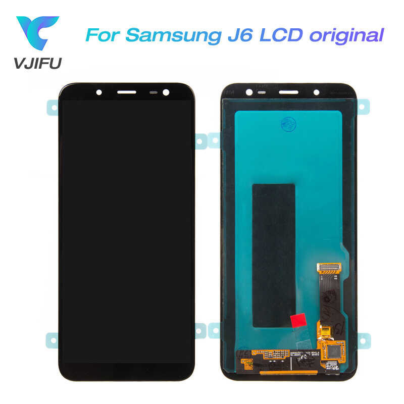 Amoled For Samsung Galaxy J6 2018 J600f Screen LCD Display Touch Screen Adjust Brighess J600 Repla