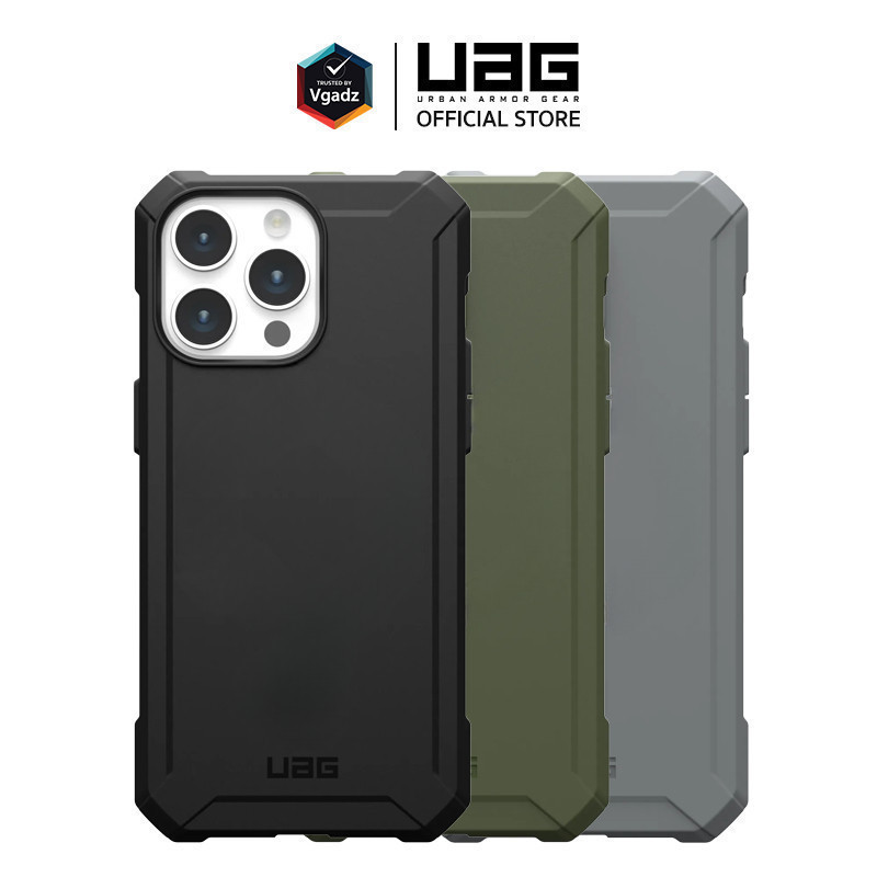 Uag Essential ArmorสําหรับiPhone 15 14 13 12 Pro max iPhone15 iPhone14 plus Drop Protection Fall Protection Soft Shellฝาครอบโทรศัพท์