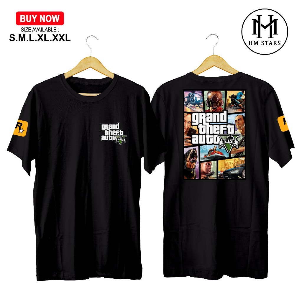 เสื้อยืดคอกลม เสื้อยืด ลาย Gta SAN ANDREAS GRAND THEFT AUTO สไตล์โมเดิร์น สําหรับผู้ชาย และผู้หญิง 2023 เสื้อยืด - UNISE
