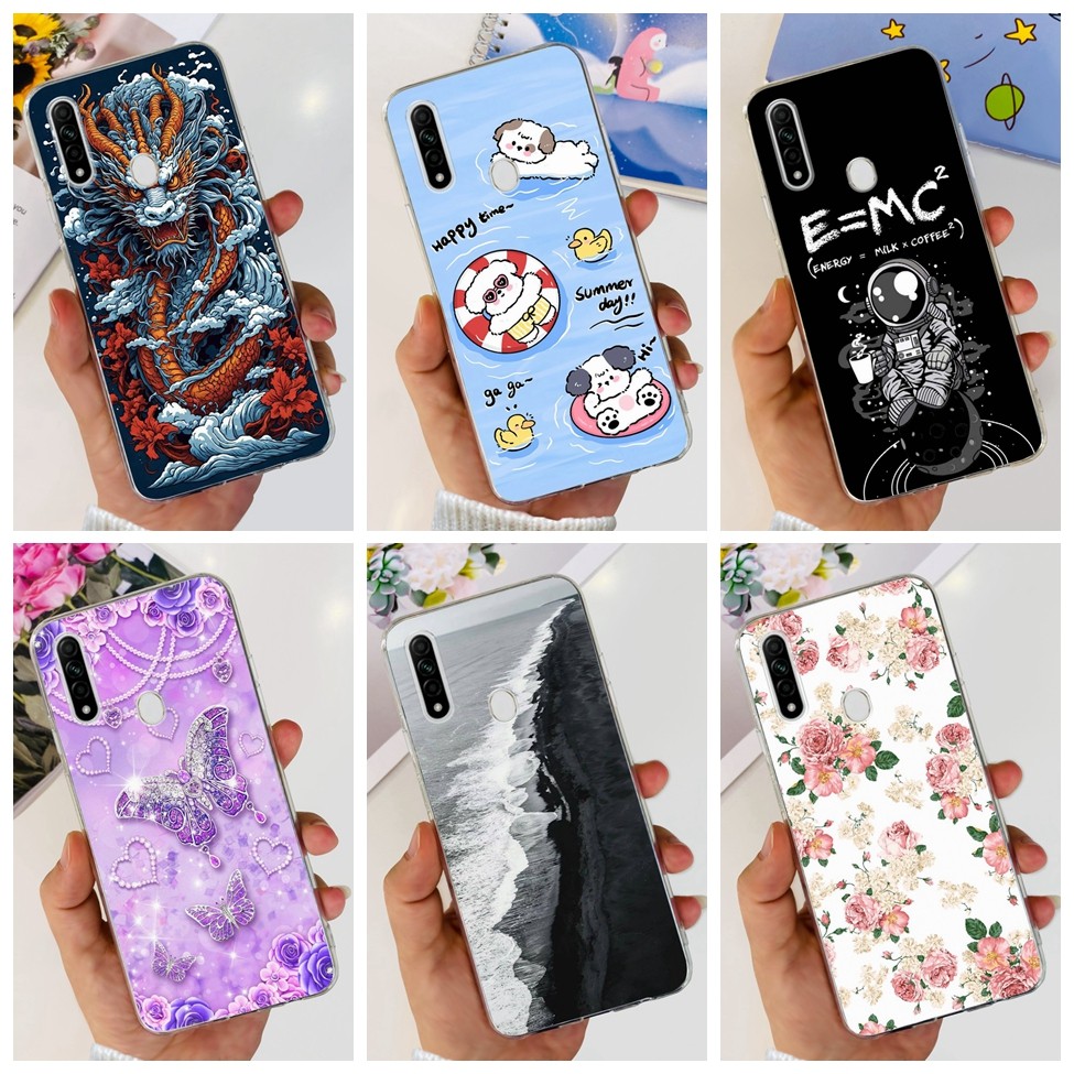 Oppo A31 Case CPH2031 Transparent Fashion Cute Cool Pattern Soft Casing Oppo A31 Phone Case CPH2015