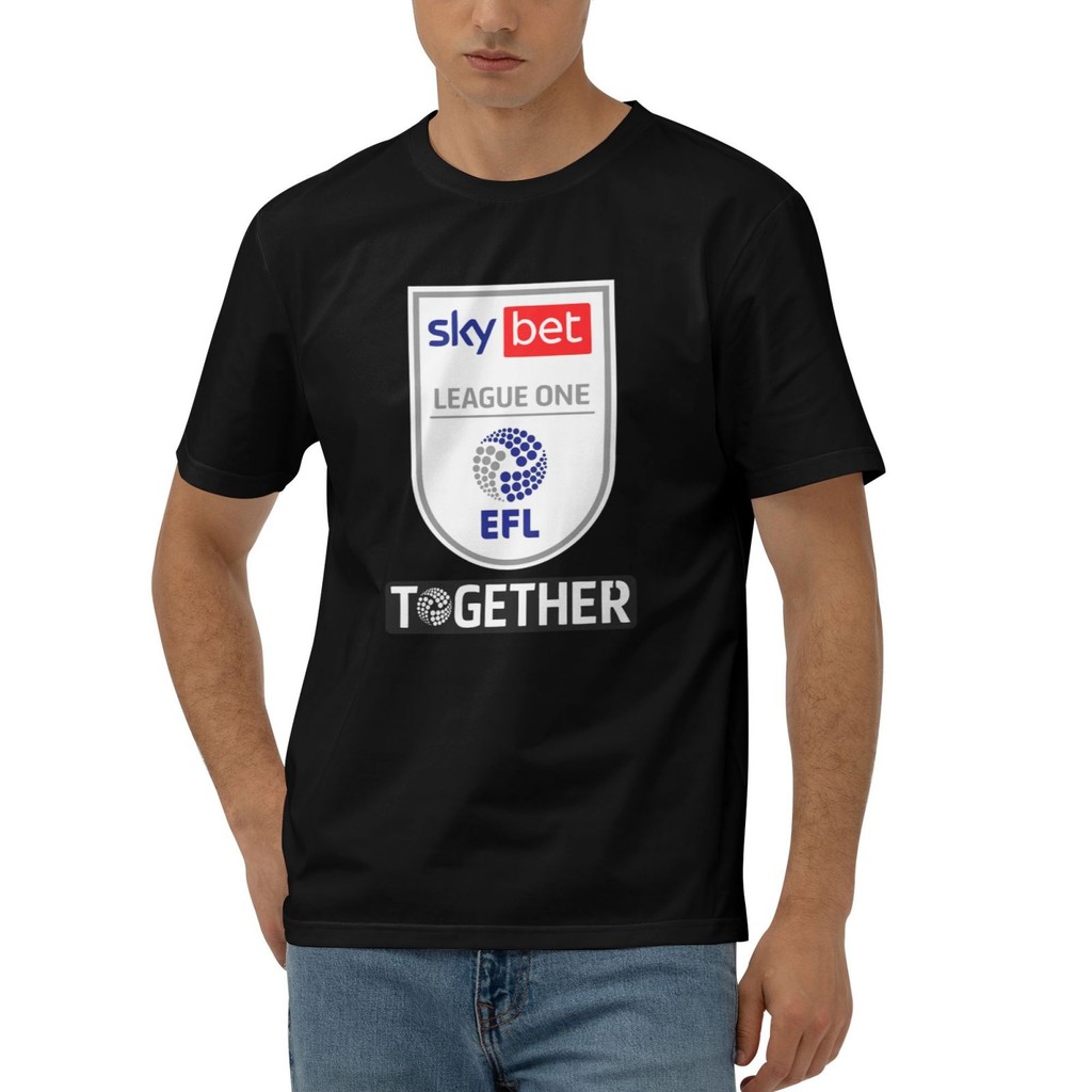 Sky Bet League One Togeter แฟชั่นเสื้อยืดลําลองสบาย