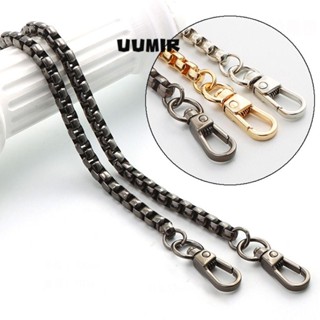 UUMIR สายคล้องไหล่เดี่ยวโซ่กระเป๋าโลหะหรูหราสีดําสีเงินสีทอง…
