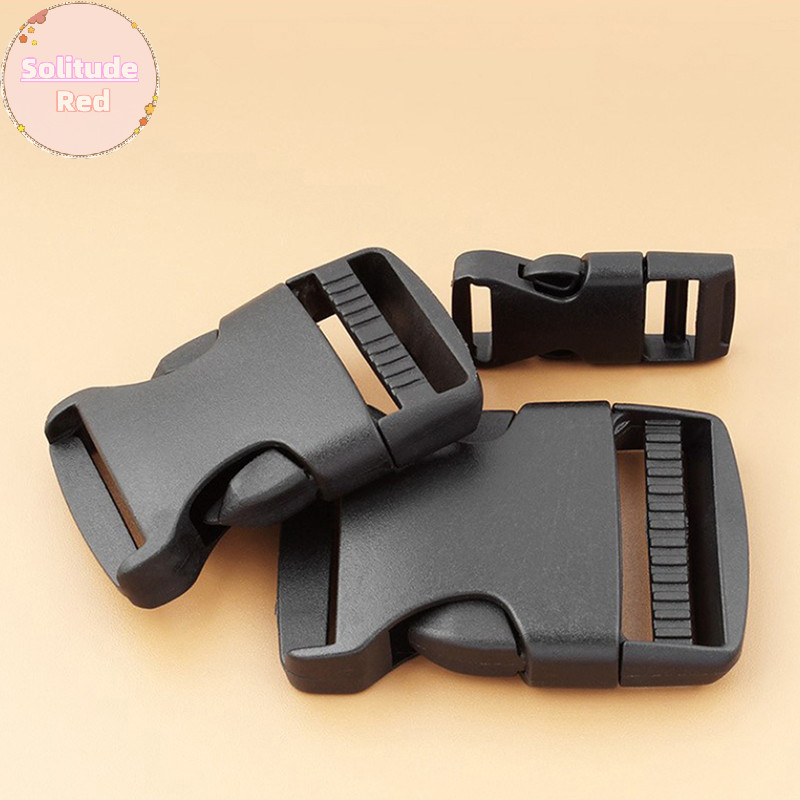 Solitudered 20mm 25mm 32mm 38mm 5mm Webbing Detach Buckle สําหรับกีฬากลางแจ้งกระเป๋านักเรียนกระเป๋าเ