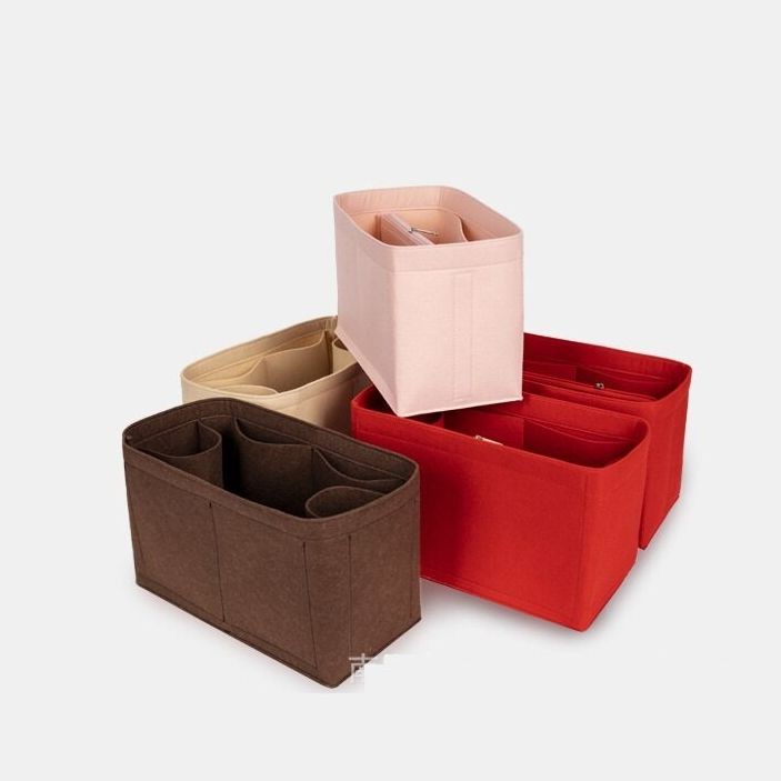 Felt Bag Organizer สำหรับ Longchamp MTote กระเป๋าจัดระเบียบกระเป๋าใส่กระเป๋าถือที่เก็บเครื่องสำอางกระเป๋าซับในรองรับ Sha