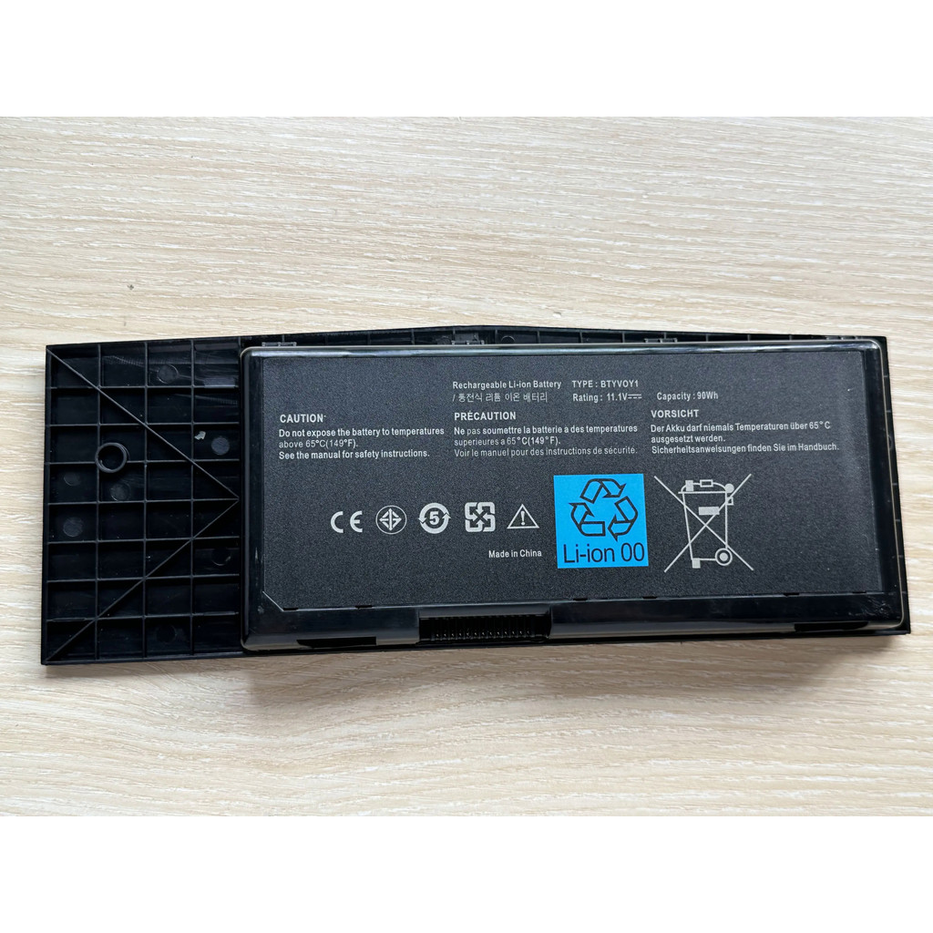 BTYVOY1 แล็ปท็อป Battery For Dell For Alienware M17X R3,M17X R4,R3-3D 05WP5W CN-07XC9N 318-0397 7XC9
