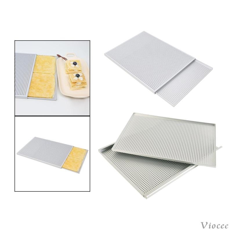 [Viocee] Puff Pastry Baking Tray Pastry Baking Sheet ถาดเตาอบสี่เหลี่ยมถอดออกได้
