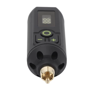 เครื่องสักไร้สายแบตเตอรี่ Type C าร์จเร็ว 1200mAh แบตเตอรี่ชาร์จได้ DC/RCA