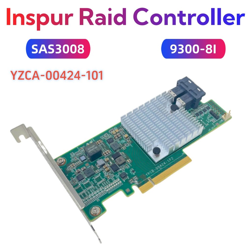 Inspur LSI SAS3008 9300-8i SATA / SAS HBA Controller 12Gbps IT-Mode ZFS TrueNAS