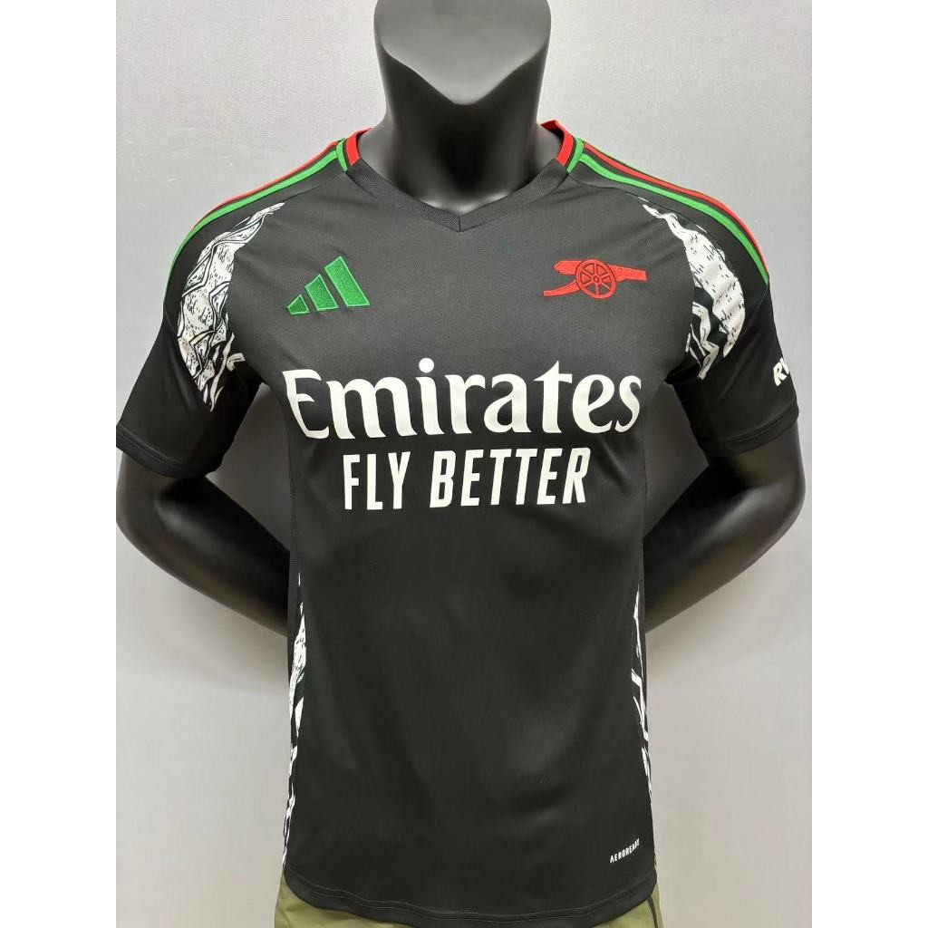 เสื้อบอลเกรดผู้เล่น ทีมอาร์เซนอล อาเซนอล ห่างออกไป 24 / 25 เสื้อบอลเหย้า ผ้าโพลีเอสเตอร์ อ่า.