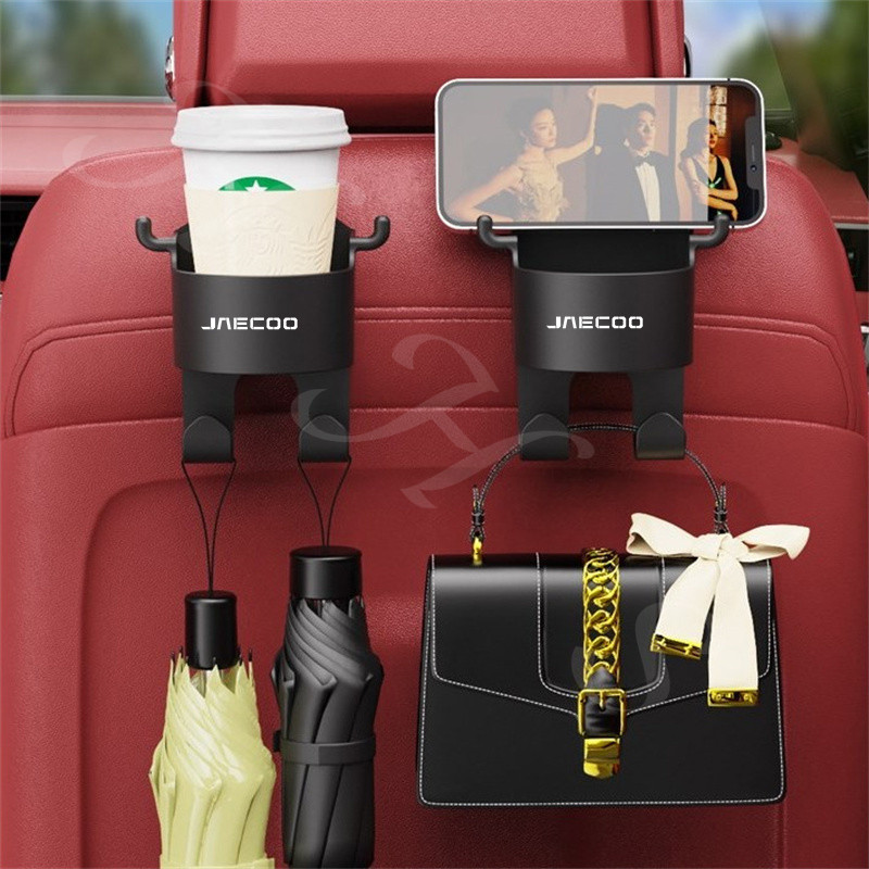 Jaecoo J7 รถที่นั่งกลับถ้วยน้ําพร้อมตะขอกล่องเก็บรถที่วางโทรศัพท์มัลติฟังก์ชั่รถชั้นวางเครื่องดื่มตะขออุปกรณ์จัดเก็บข้อมูลสําหรับ JAECOO J7 J8 J6 J5 7 6 5 EV - รูปที่ 2