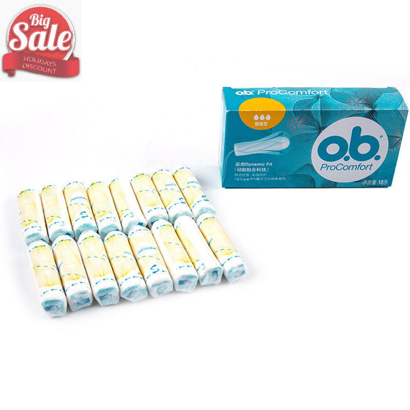 Af 16 ชิ้น/เซ็ต Pro Comfort Tampons (มินิ / ปกติ / ซุปเปอร์พลัส) การดูแลประจําเดือน A