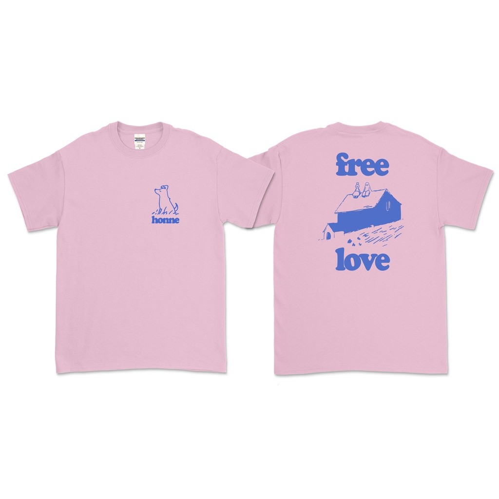 Honne - เสื้อยืด Free Love (หน้าหลัง)