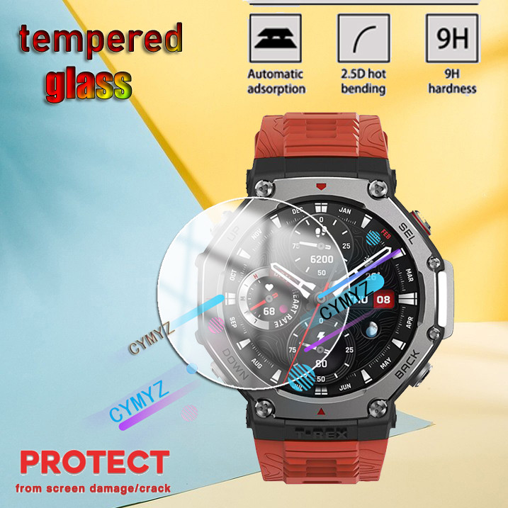ฟิล์มกระจกนิรภัย 9H สําหรับ Amazfit T Rex 3/2/Pro ป้องกันหน้าจอ
