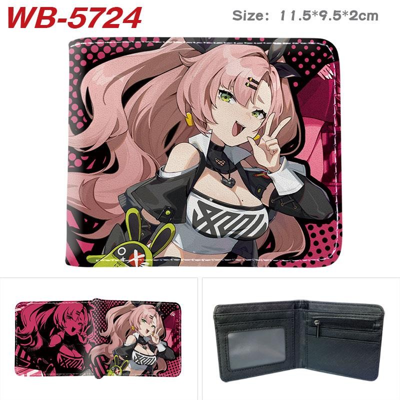 Zenless Zone Zero Cartoon Mini Card Casual Student Short Wallet Kids Color ID Coin Purse