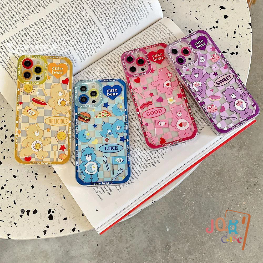 Redmi 13C 12 12C 10 9A 10A 10C 9 9T A1 9C NFC Note 12 13 10 11 9 8 Pro POCO M3 การ์ตูนหมีน่ารัก ลูกอมหมีน่ารัก แฟนซี เคส