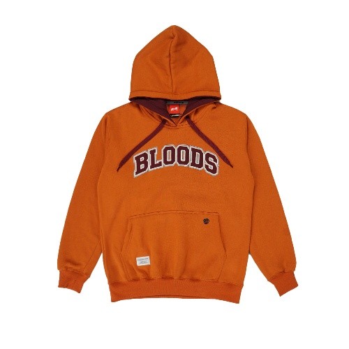 เสื้อกันหนาวมีฮู้ด Bloods Portland 02 สีส้ม