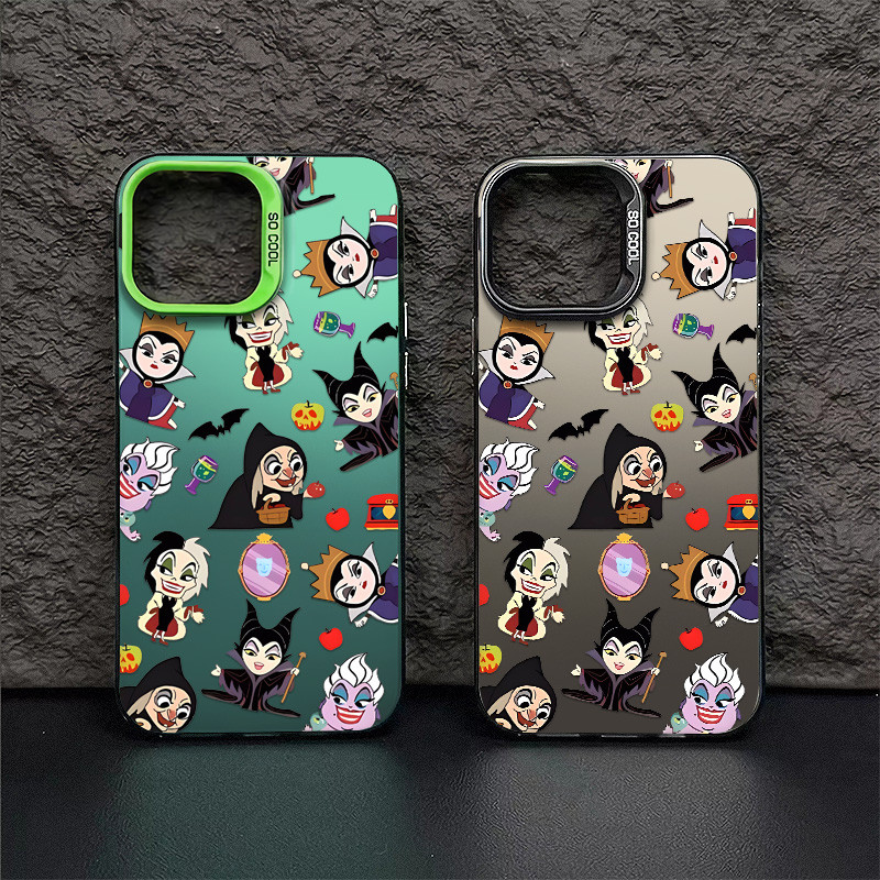 สนุก Graffiti Fairy Tale แม่มดเคสโทรศัพท์สําหรับ IPhone 15 11 14 16 12 13 Pro Max X XR XS Max 7/8 Plus Se2020 ซิลิโคนแข็งกันกระแทกแฟชั่นกรณี