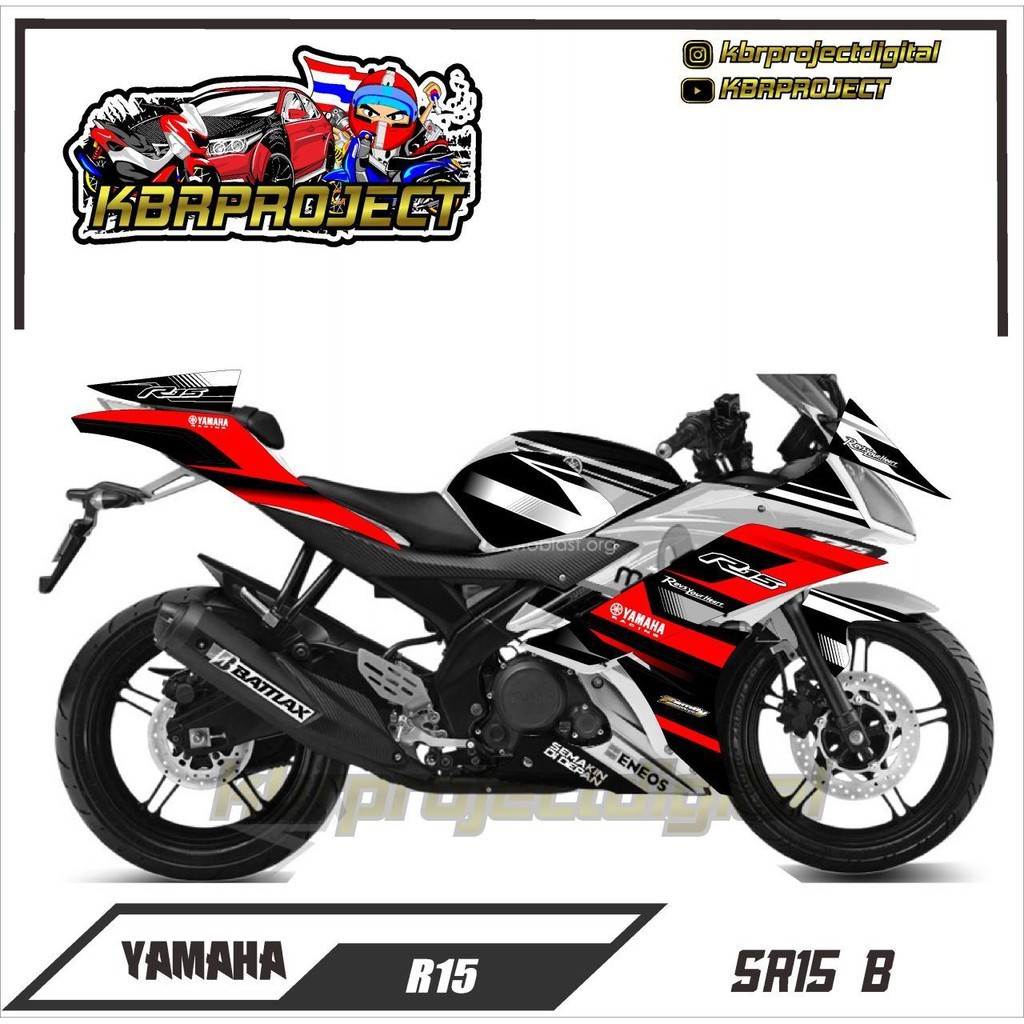 สติ๊กเกอร์ติดมอเตอร์ไซค์ - striping R15 V1 V2 - yamaha Motorcycle - Motorcycle - R15