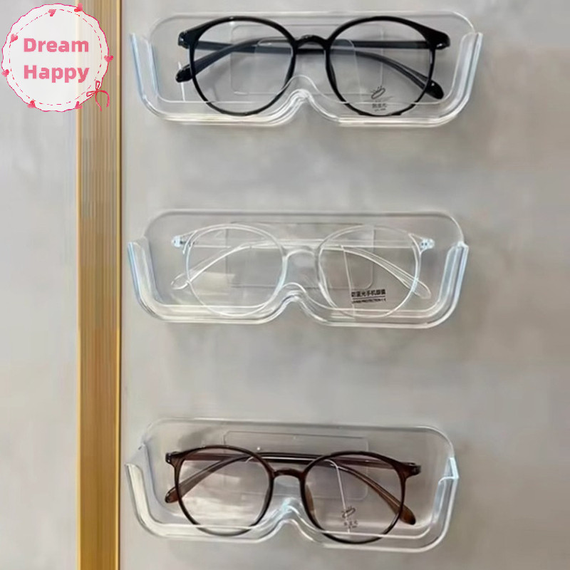 Dreamhappy 1 ชิ้นแว่นตา Organizer Rack ติดผนัง Sun-แว่นตาผู้ถือตู้เสื้อผ้าตกแต่งกล่องเก็บแว่นตากันแดด Organizer TH