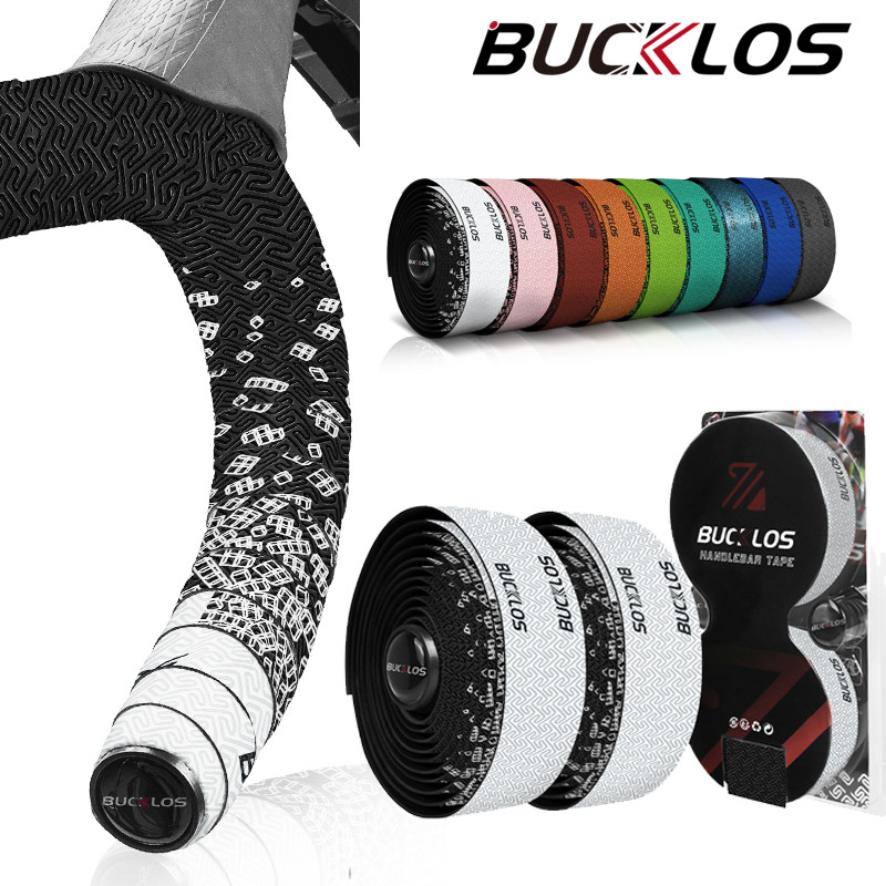 Bucklos Tetris Bar Tape สําหรับจักรยานเสือหมอบเทปแฮนด์สําหรับ Fixie Night Light Mode เข็มขัดจับจักรยาน