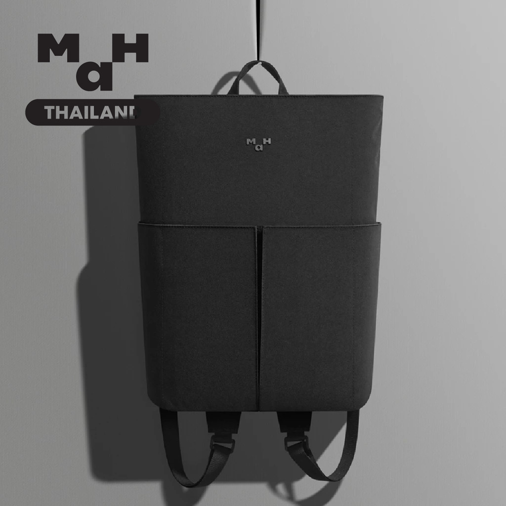 Easy E-Receipt MAH Line Backpack กระเป๋าเป้คอมพิวเตอร์ น้ำหนักเบา ผ้ากันน้ํา 16 นิ้ว (กระเป๋าสะพายหลัง)