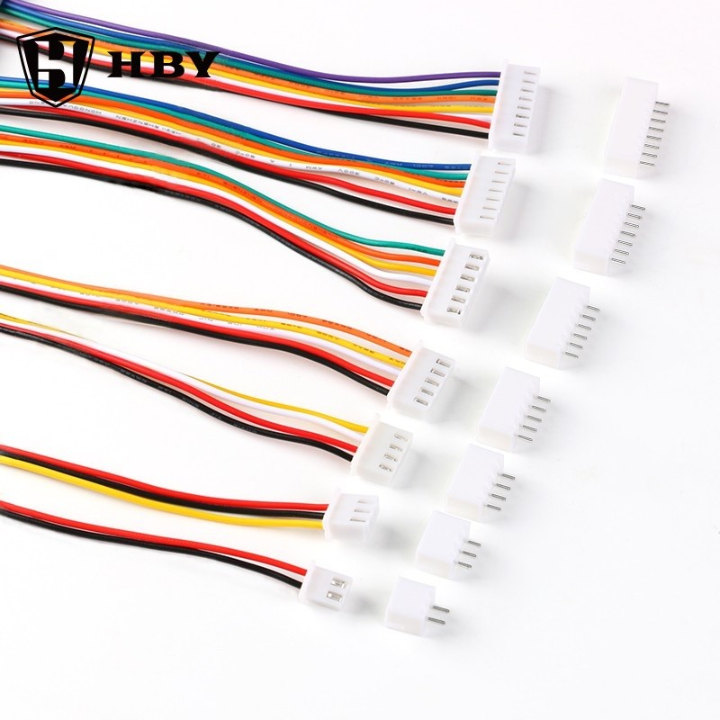 5 ชุด JST XH2.54 XH 2.54 มม.สายไฟ 2/3/4/5/6/7/8/9/10 Pin Pitch ชายหญิงปลั๊กซ็อกเก็ต 200 มม. 26AWG