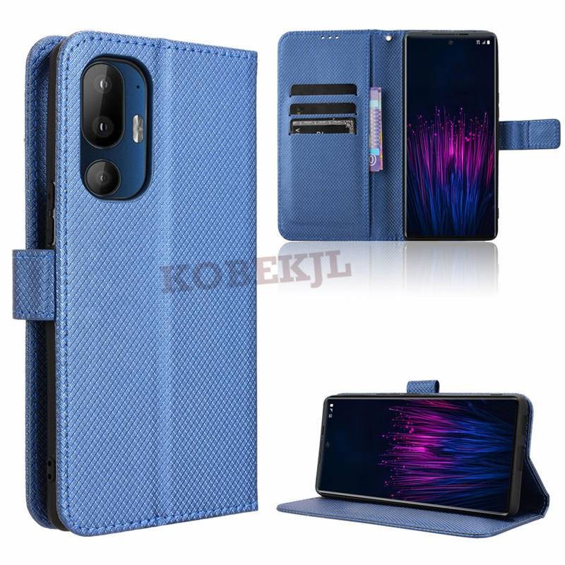 HTC U24 Pro Case Flip Diamond PU Leather Wallet Card Slot Phone Cover For HTC U24 U23 Pro U24Pro Cas